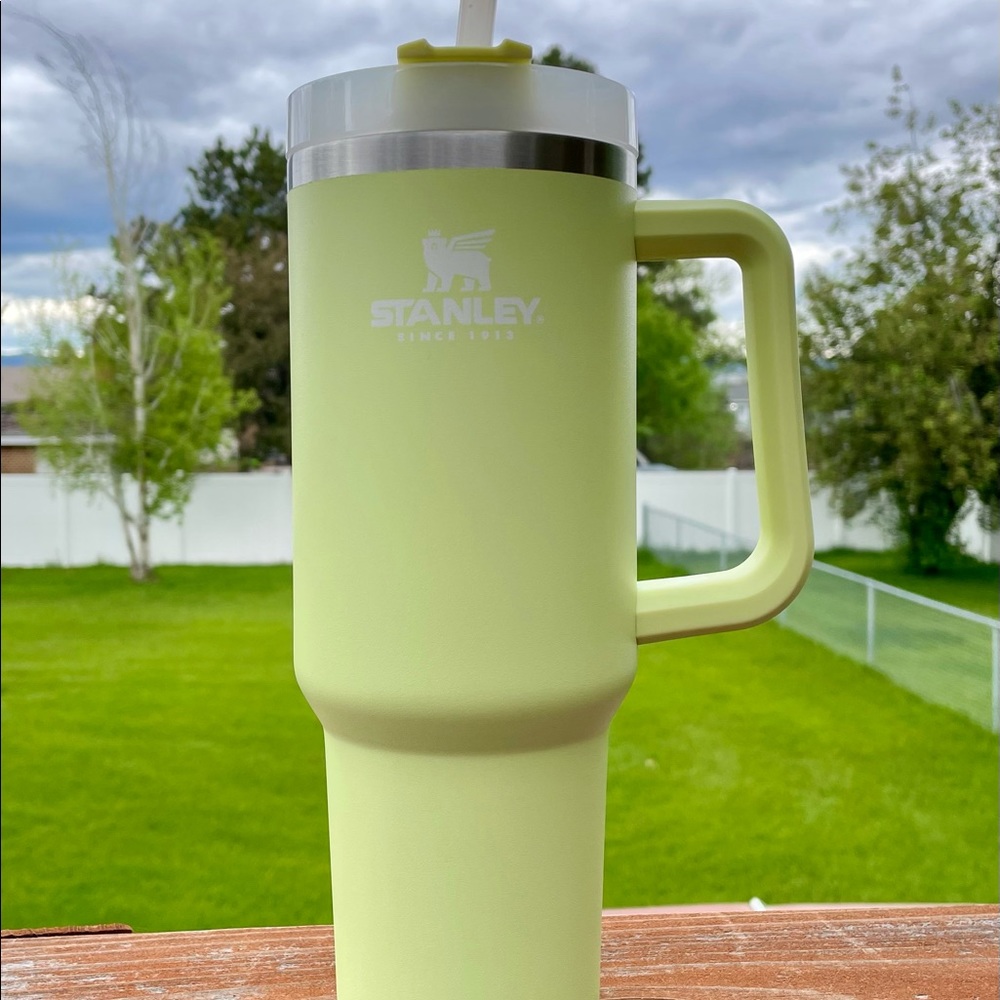 NEW!! Stanley 40 oz quencher tumbler - Citron - Limited Edition